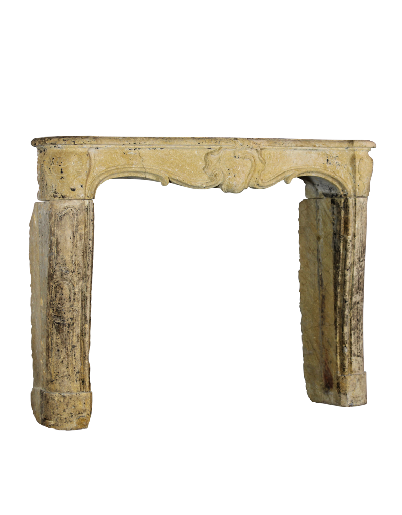 18Th Century Country Fireplace Surround In Limestone