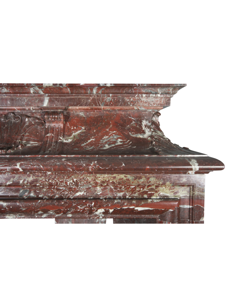 Maison Leon Van den Bogaert Monumental Belgian Vintage Fireplace Surround