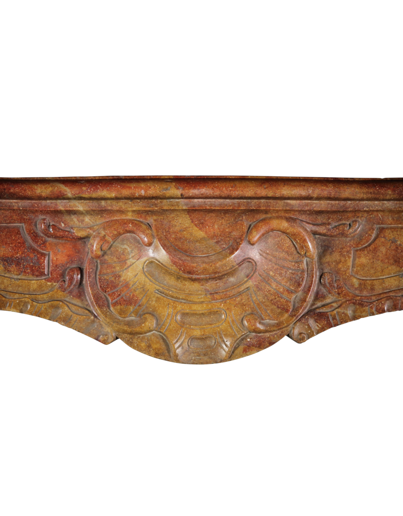 Maison Leon Van den Bogaert Chic Antique Stone Fireplace Surround