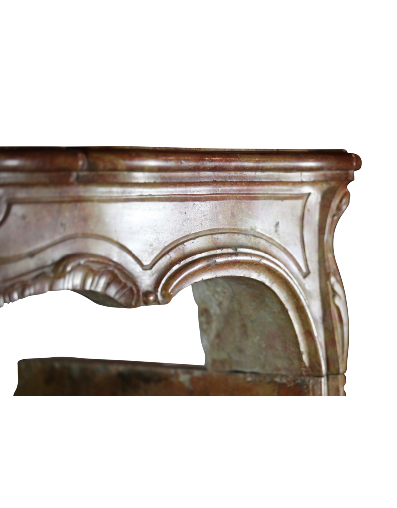 Maison Leon Van den Bogaert Chic Antique Stone Fireplace Surround