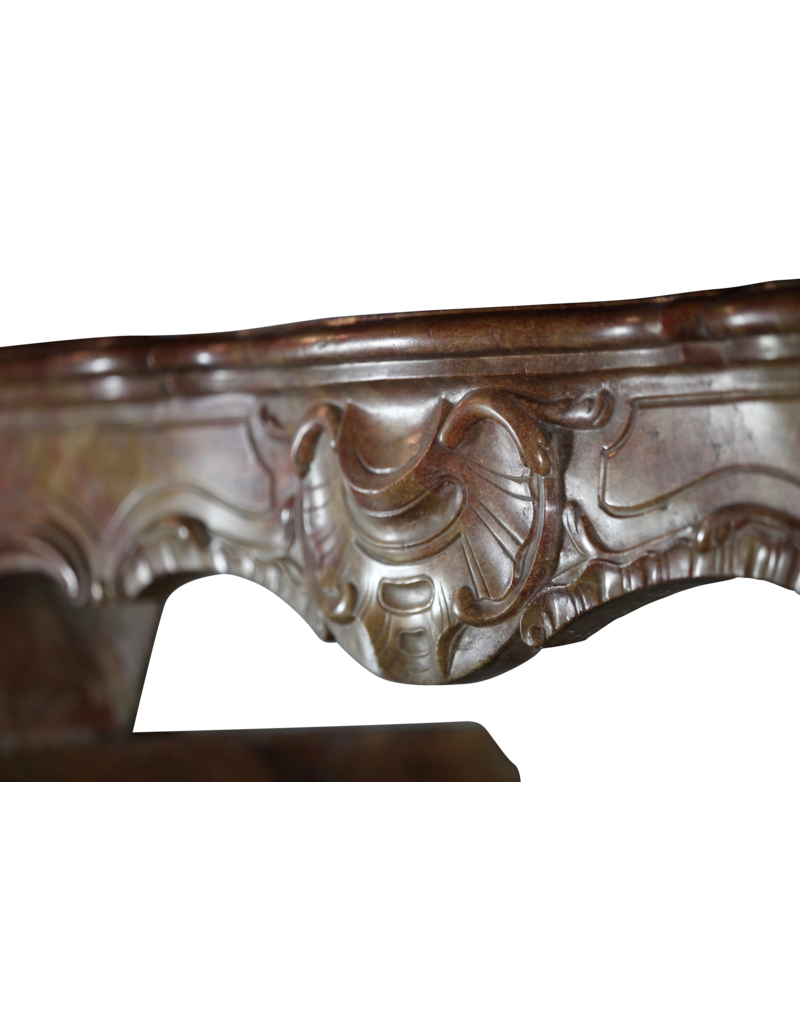 Maison Leon Van den Bogaert Chic Antique Stone Fireplace Surround