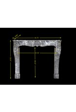 Insolite Cheminée En Marbre Massif XVIIIème
