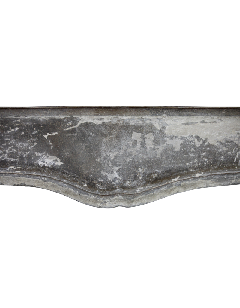 Maison Leon Van den Bogaert French Chic Country Style Limestone Antique Fireplace Surround
