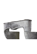 Maison Leon Van den Bogaert French Chic Country Style Limestone Antique Fireplace Surround