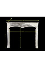 Maison Leon Van den Bogaert French Chic Country Style Limestone Antique Fireplace Surround