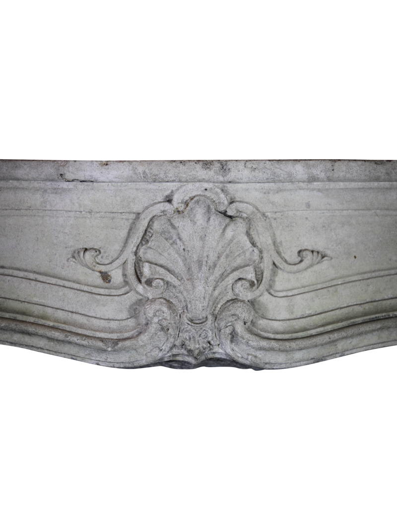 Maison Leon Van den Bogaert Riche Cheminée En Pierre Blanche Du 18Ème Siècle