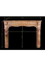 Chique Antique Stone Fireplace Surround