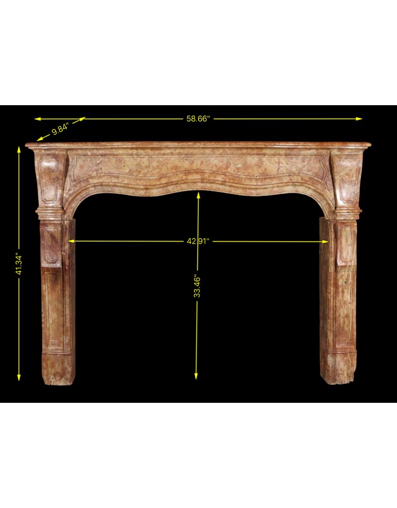 Chique Antiguo Chimenea De Piedra Surround