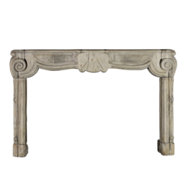 Maison Leon Van den Bogaert Französisch 17. Jahrhundert Periode Französisch Landstil-Art Kalkstein Kamin Maske