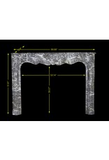 18A Belga Siglo Período Clásico Chimenea De Mármol De Sonido Envolvente