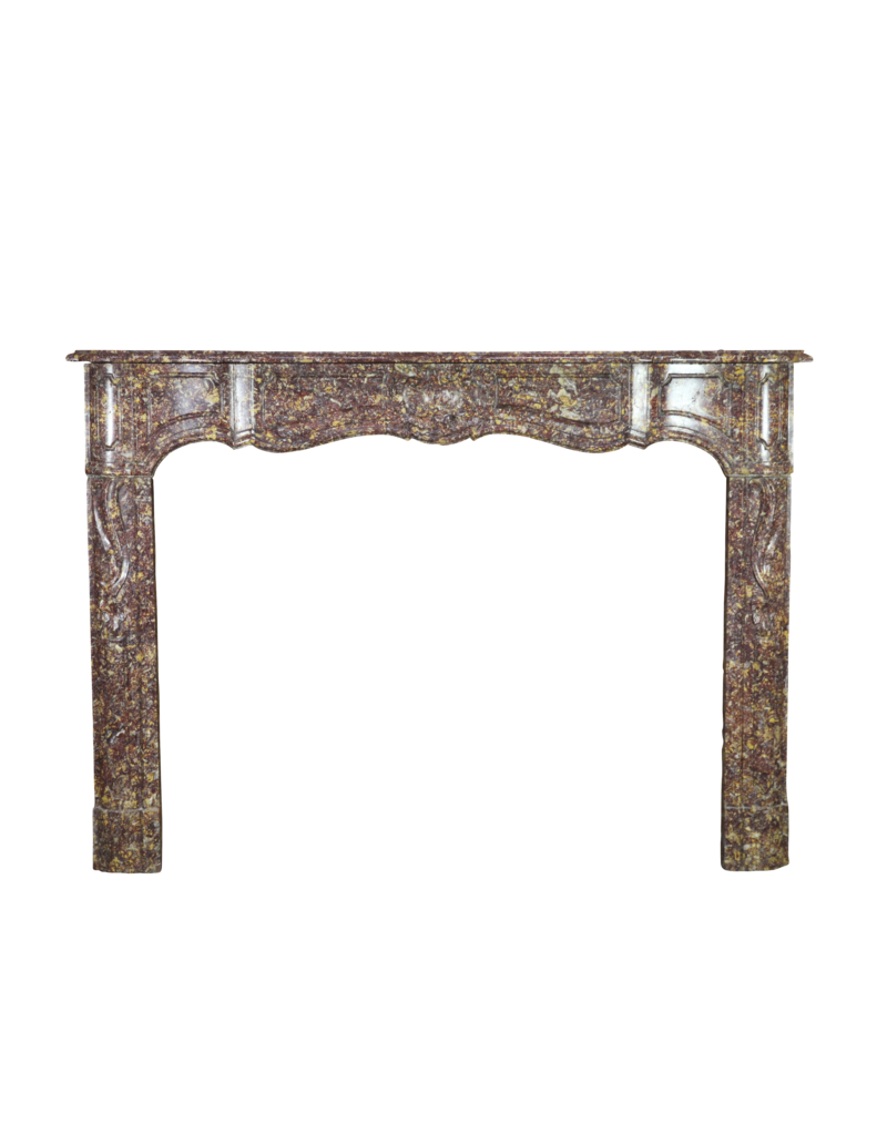 Maison Leon Van den Bogaert Chic 18th Century Antique Marble Fireplace Surround