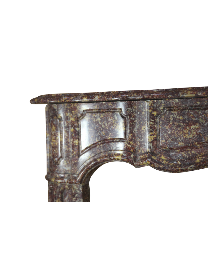 Maison Leon Van den Bogaert Chic 18th Century Antique Marble Fireplace Surround