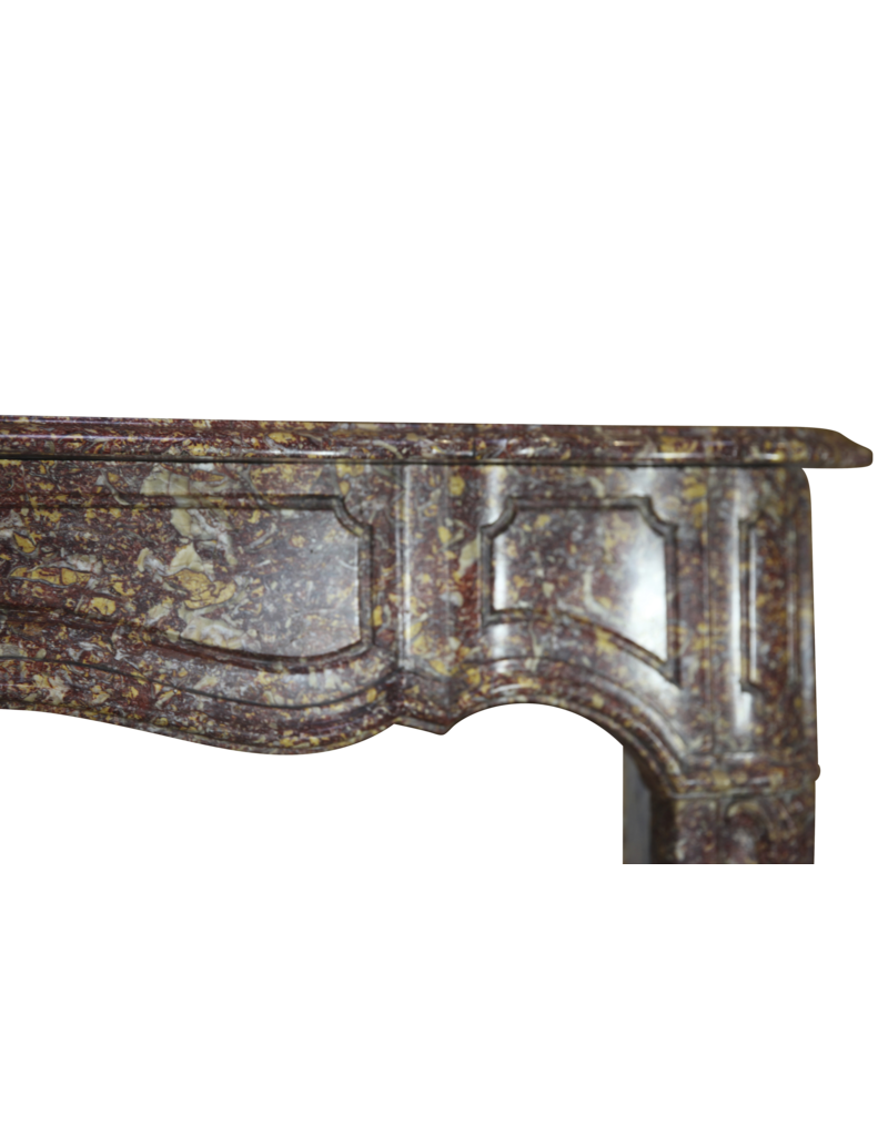 Maison Leon Van den Bogaert Chic 18th Century Antique Marble Fireplace Surround