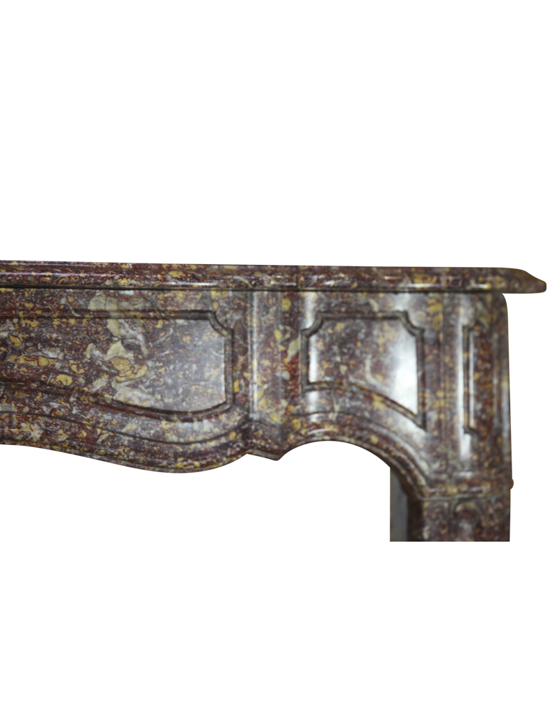Maison Leon Van den Bogaert Chique 18Th Century Antique Marble Fireplace Surround