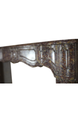 Maison Leon Van den Bogaert Chic 18th Century Antique Marble Fireplace Surround