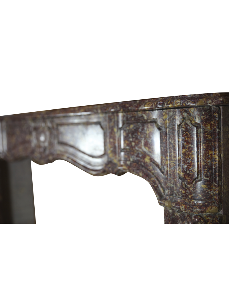 Maison Leon Van den Bogaert Chic 18th Century Antique Marble Fireplace Surround