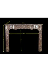 Maison Leon Van den Bogaert Chic 18th Century Antique Marble Fireplace Surround