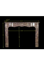 Maison Leon Van den Bogaert Chic 18th Century Antique Marble Fireplace Surround