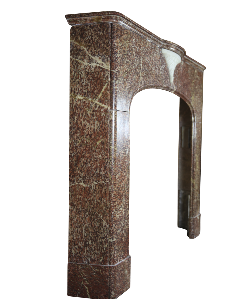 Maison Leon Van den Bogaert Feine Art-déco-Kaminumrandung aus Marmor