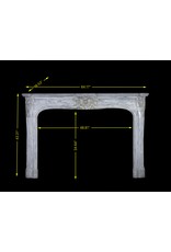 Grand 19Th Century Salon Fireplace Surround In Regency Style