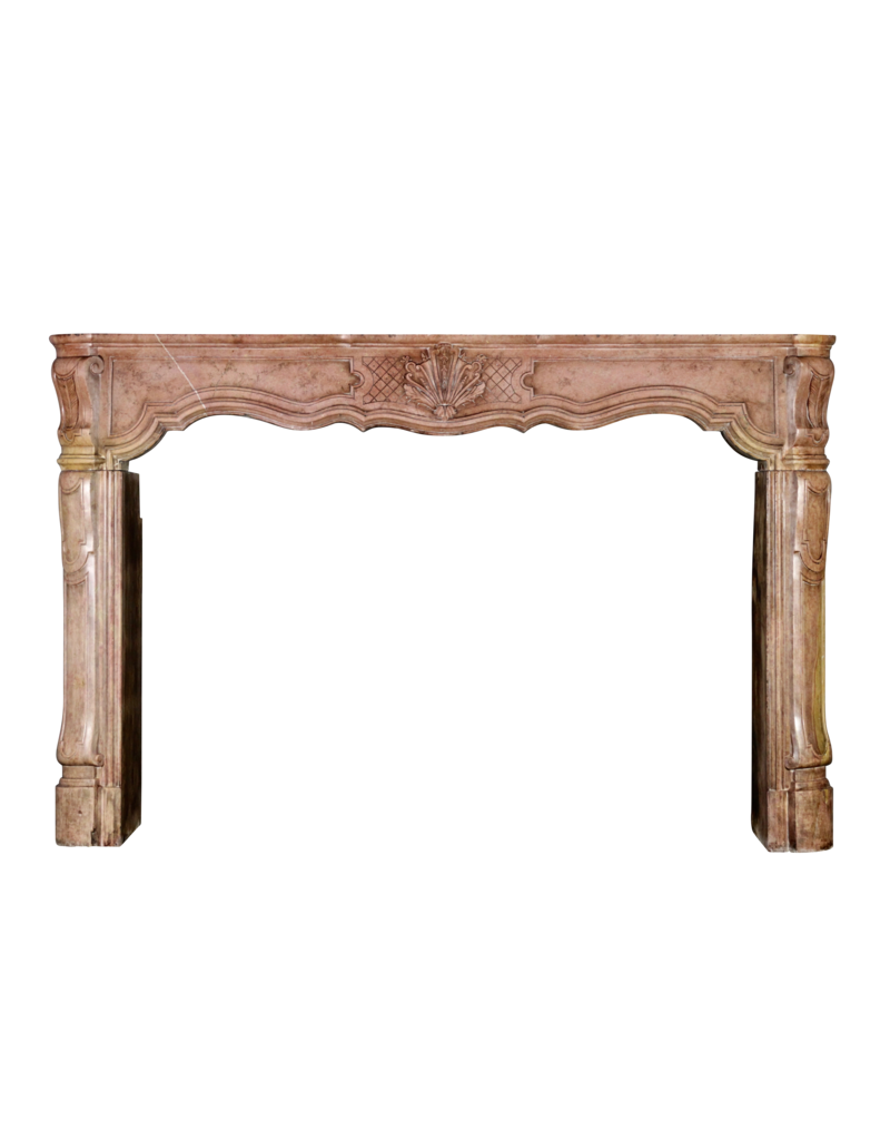 Maison Leon Van den Bogaert 18Th Century Fine Antique Marble Stone Fireplace Surround