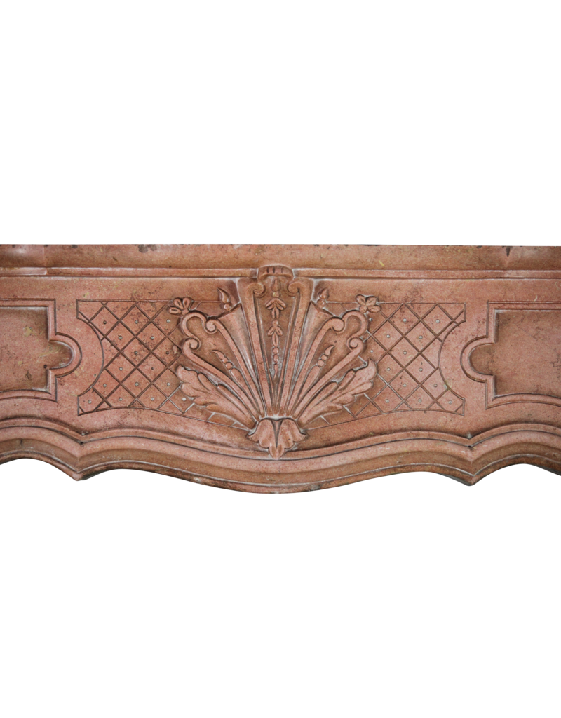 Maison Leon Van den Bogaert Cheminée Ornementale En Pierre De Marbre Antique Du 18Ème Siècle
