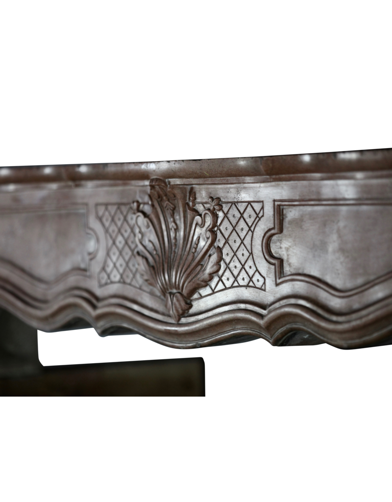 18Th Century Fine Antique Marble Stone Fireplace Surround