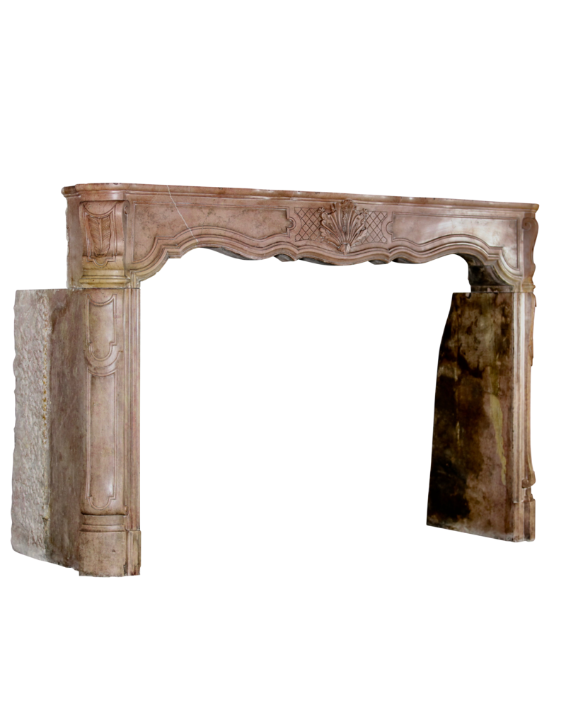 Maison Leon Van den Bogaert 18Th Century Fine Antique Marble Stone Fireplace Surround