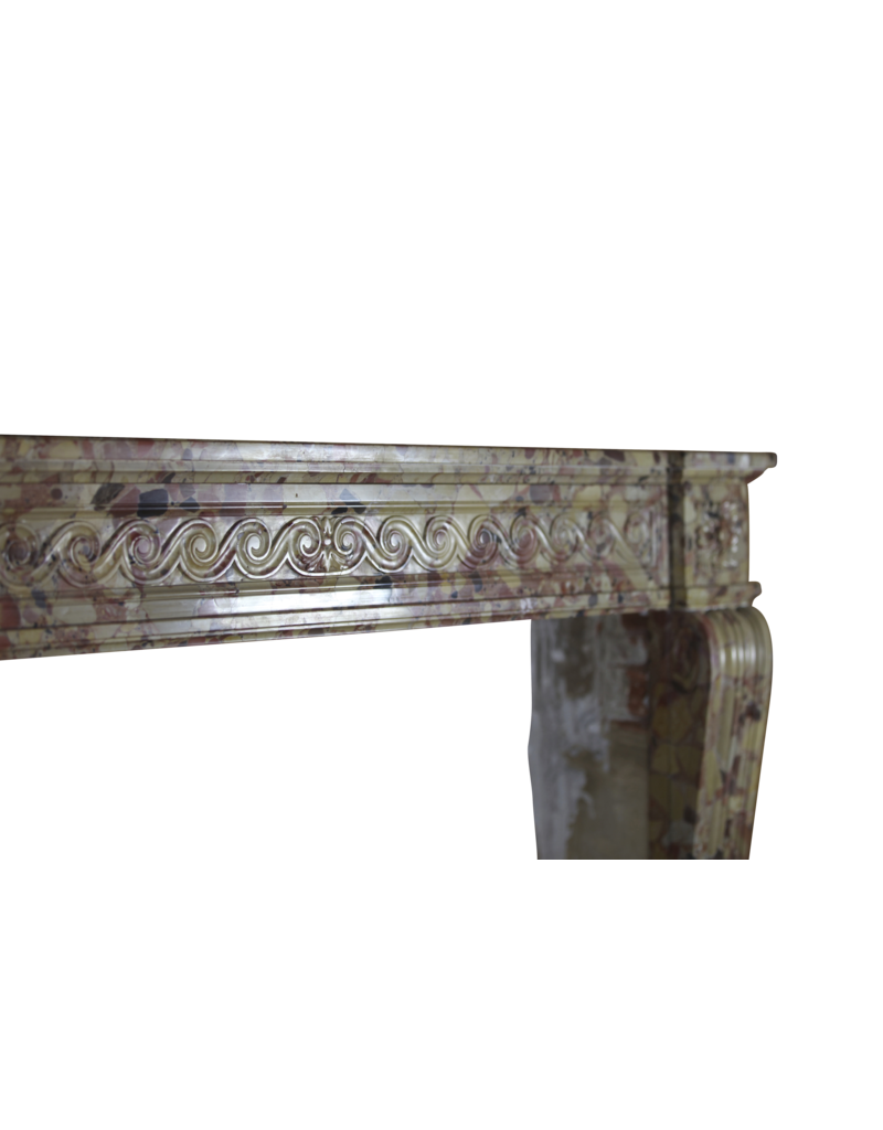 Louis XVI Style French Classic Antique Fireplace Surround