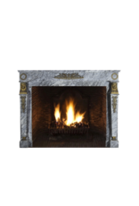 Empire Period Vintage Marble Fireplace Surround