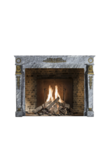 Empire Period Vintage Marble Fireplace Surround