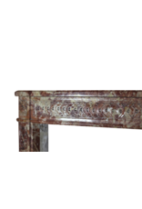 Maison Leon Van den Bogaert Rich In Color Antique Marble Fireplace Surround