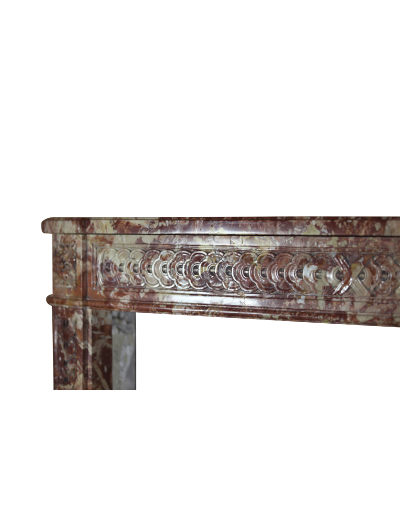 Maison Leon Van den Bogaert Cheminée Française En Marbre Antique Chic