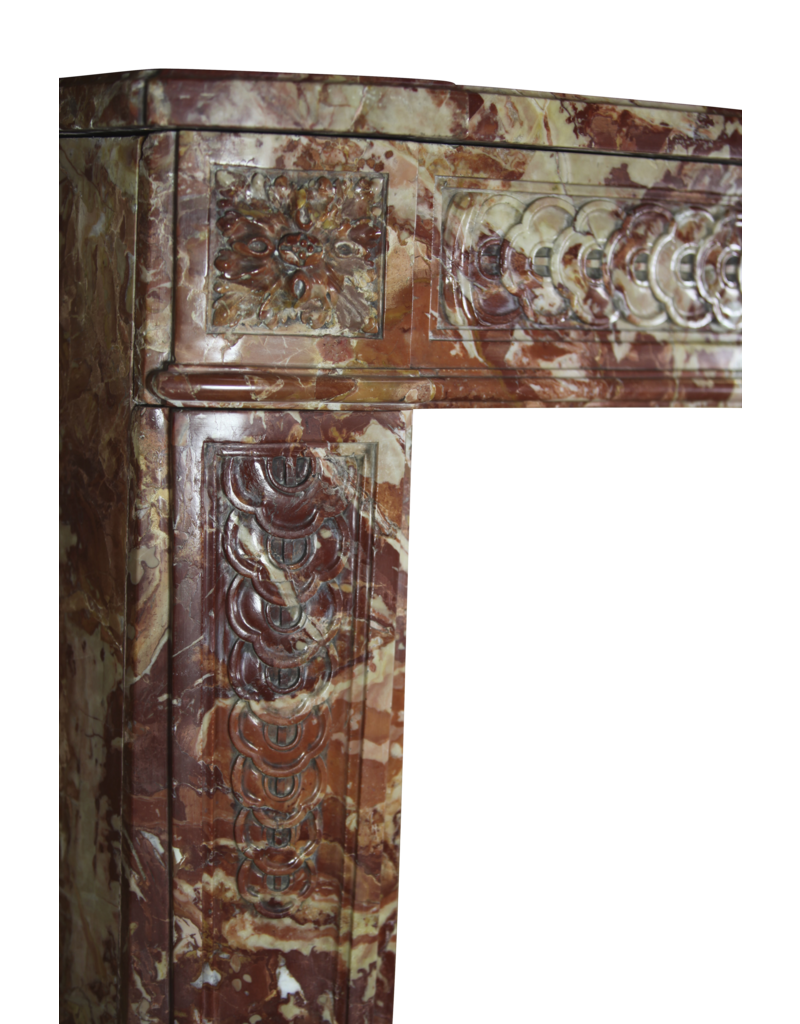 Maison Leon Van den Bogaert Cheminée Française En Marbre Antique Chic