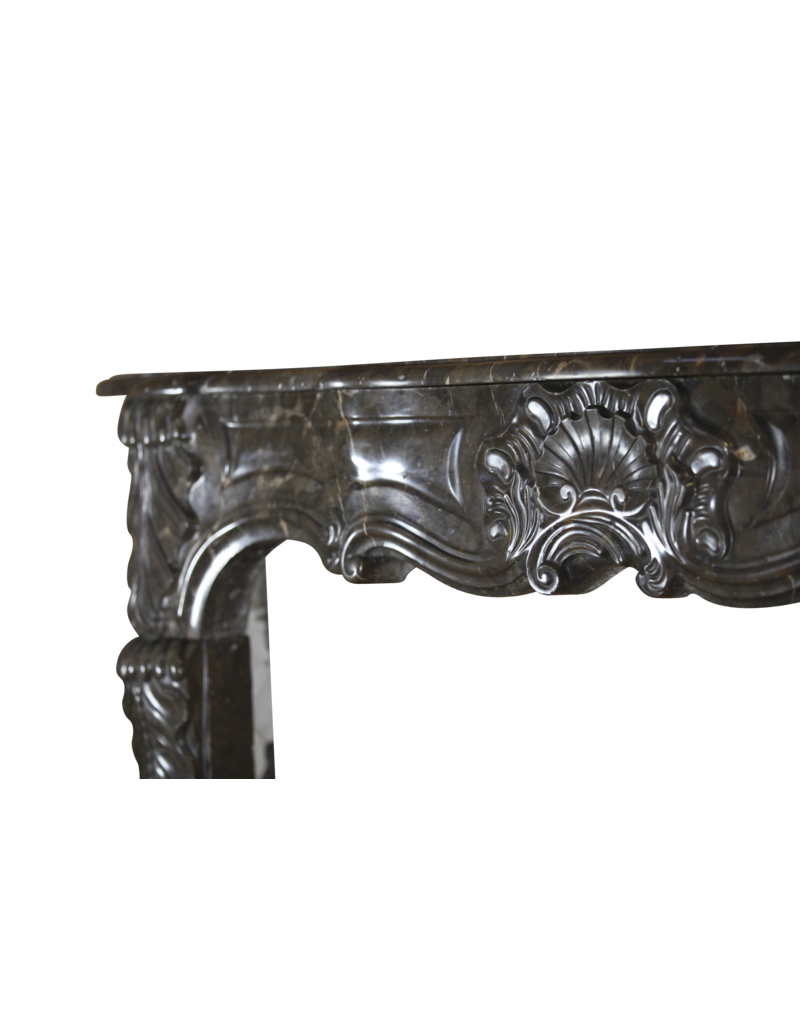Maison Leon Van den Bogaert Chic Belgian 18th Century Period Vintage Fireplace Surround