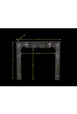 Maison Leon Van den Bogaert Chic Belgian 18th Century Period Vintage Fireplace Surround