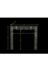 Maison Leon Van den Bogaert Chic Belgian 18th Century Period Vintage Fireplace Surround