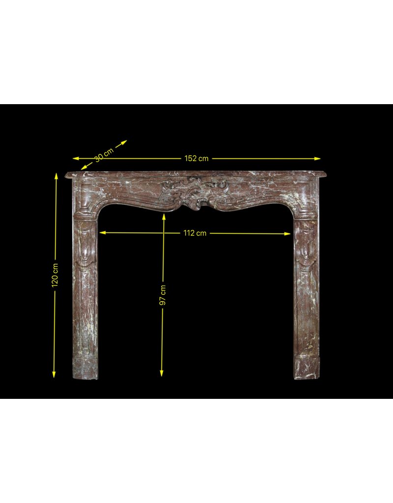 Classic Belgian Regency Period Marble Fireplace Surround