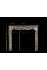 Classic Belgian Regency Period Marble Fireplace Surround