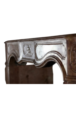 Original Venetian Hard Stone Antique Fireplace Surround