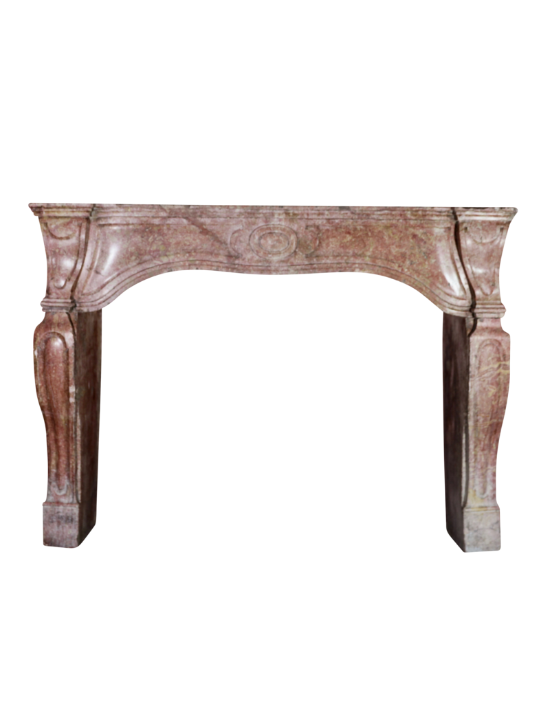 17Th Century Italian Original Antique Fireplace Surround In Stone