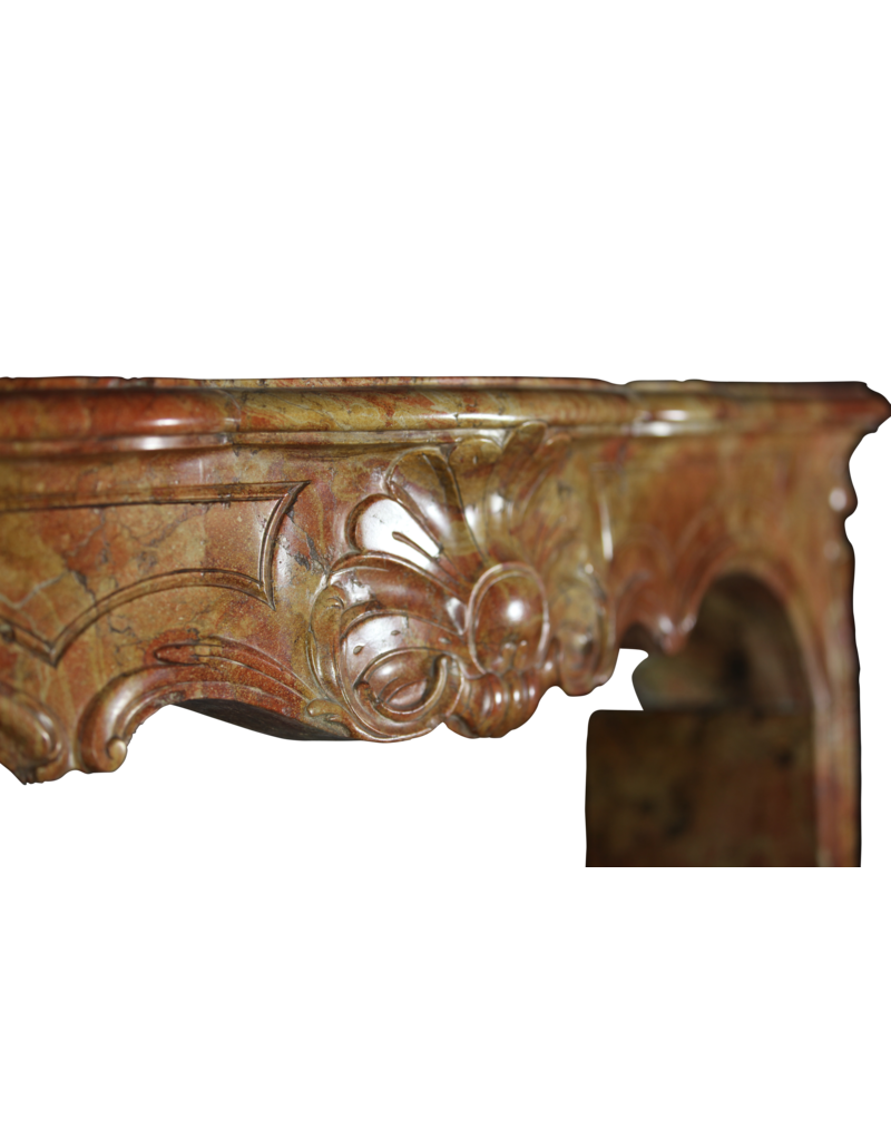 The Antique Fireplace Bank 18. Jahrhundert Zweifarbig Stein Erstellt Von Natur Französisch Kamin Maske
