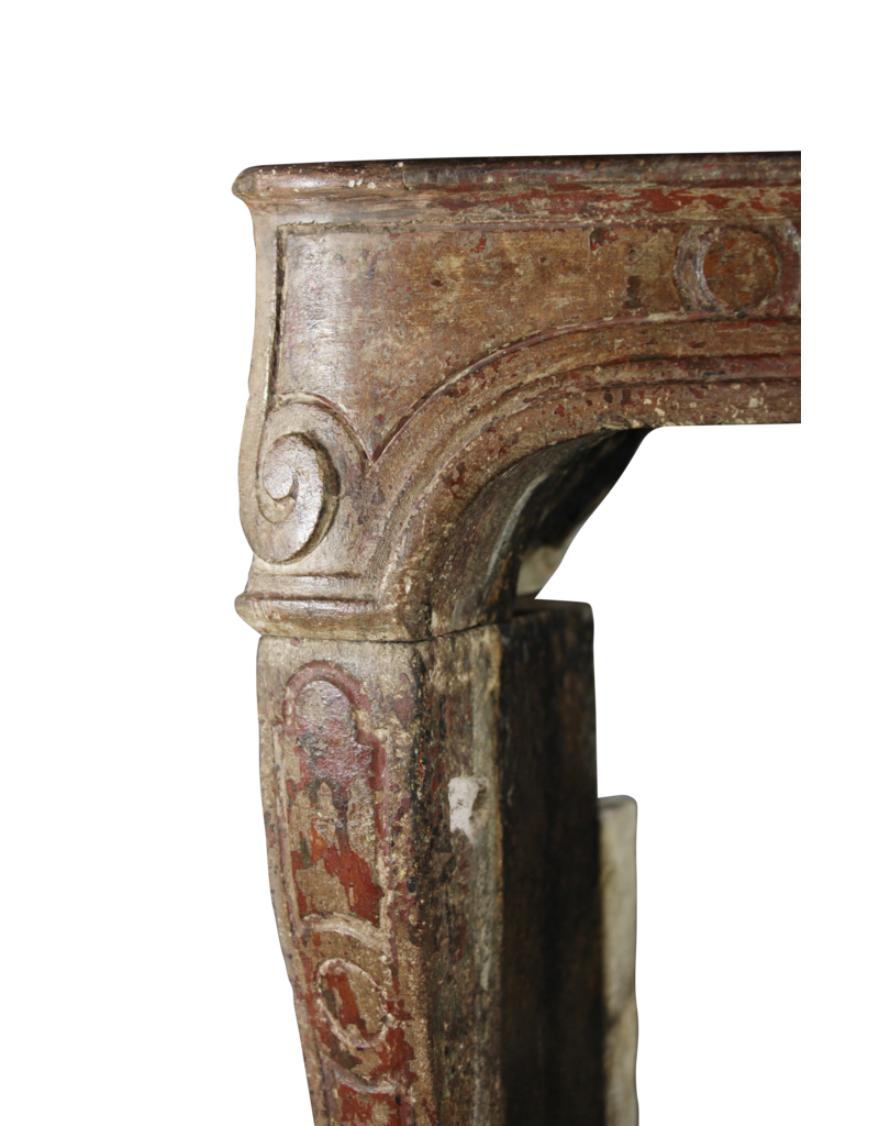 Maison Leon Van den Bogaert Regency Period French Chique Country Style Antique Fireplace Mantel