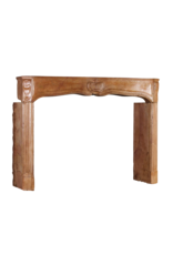 Siglo 17 Delicado Duro Francesa Chimenea De Piedra Surround