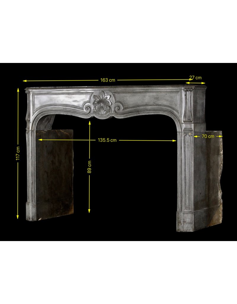 Strong 18Th Century French Chique Antique Fireplace Mantel