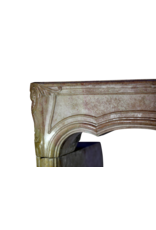 Maison Leon Van den Bogaert 18th Century Chic Bicolor French Fireplace Surround