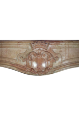 Maison Leon Van den Bogaert Elegante französische zweifarbige Kaminumrandung aus dem 18. Jahrhundert
