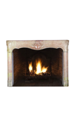 Maison Leon Van den Bogaert 18th Century Chic Bicolor French Fireplace Surround