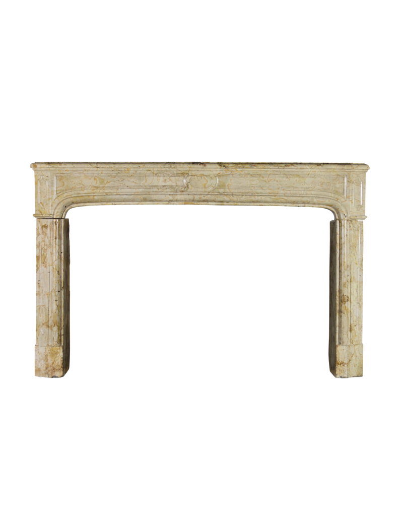 Chique 18Th Century Antique Marble Fireplace Surround