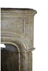 Maison Leon Van den Bogaert Chic 18th Century Antique Marble Fireplace Surround